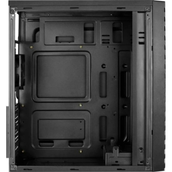 Gabinete ATX Aerocool Streak V1 Preto RGB, Lateral Acrílico, sem Fans sem Fonte