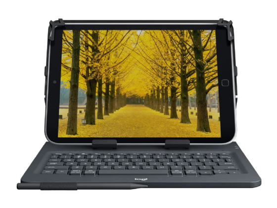 Capa com Teclado Logitech Universal Folio, Bluetooth 3.0 para Tablets de 9'' e 10"