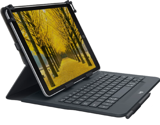 Capa com Teclado Logitech Universal Folio, Bluetooth 3.0 para Tablets de 9'' e 10"