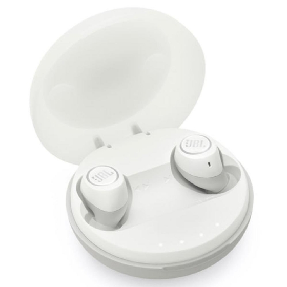 Fone de Ouvido JBL TWS Freex Bluetooth sem Fio com Case de Carregamento Branco - Jblfreexwhtbt