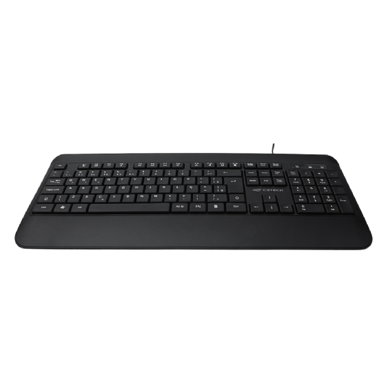 Teclado USB KB-M100BK Multimídia Padrão ABNT2 Preto - C3Tech