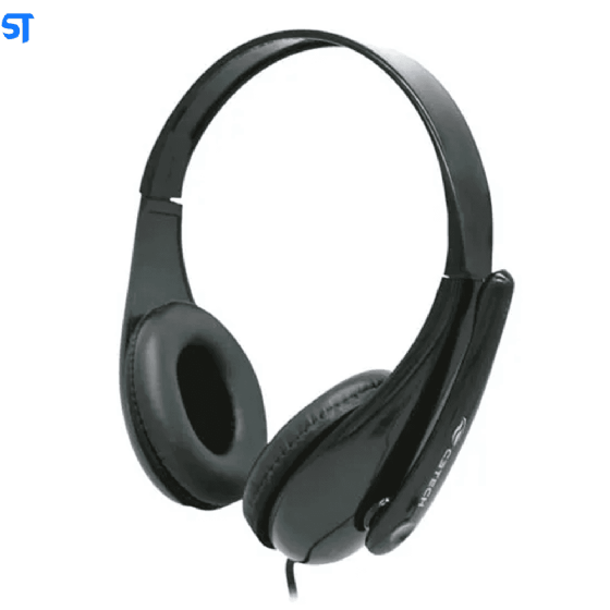 Fone de Ouvido com Microfone PH-90BK Preto - C3Tech