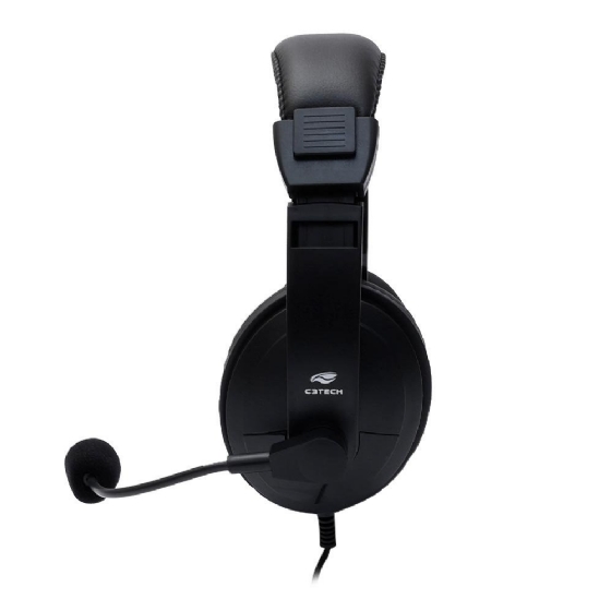 Fone de Ouvido com Microfone Voicer PH-320BK - C3Tech