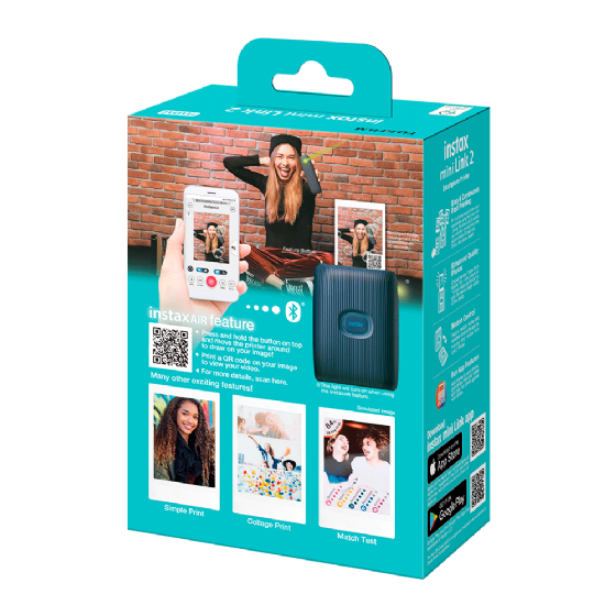 Impressora Fotografica Instax Mini Link 2 - Space Blue