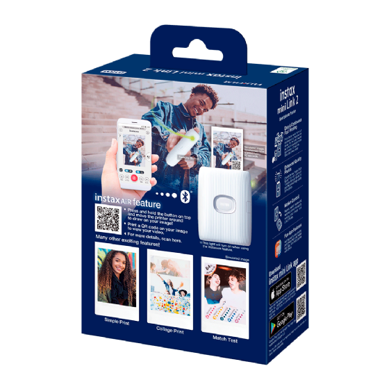 Impressora Fotografica Instax Mini Link 2 - Clay White