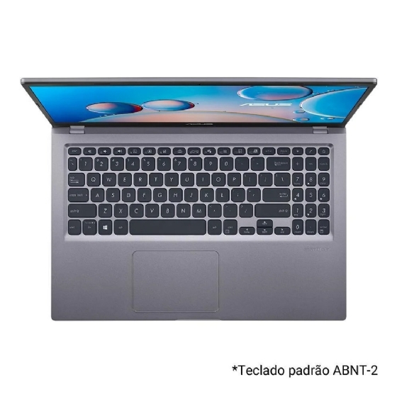 Notebook ASUS X515 Intel Celeron Dual Core 4GB 128GB SSD 15,6" HD Windows 11 Home - Cinza