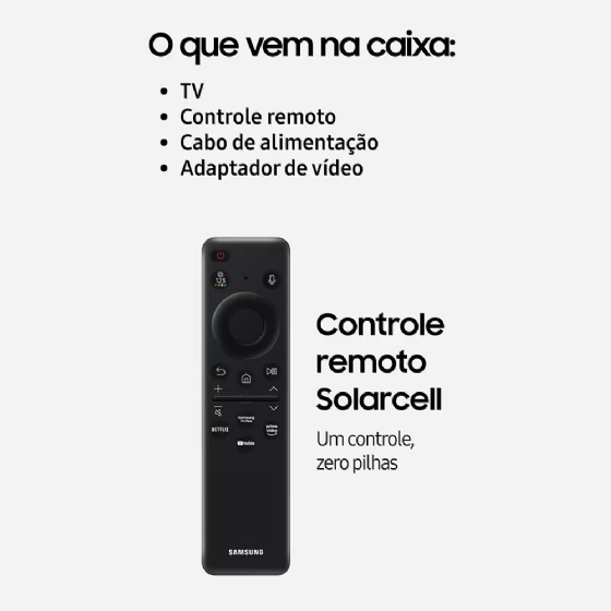Smart TV 50" Samsung Crystal 4K UHD U8600F 2025 Tizen, HDR, Xbox Cloud, Alexa, Smart Things