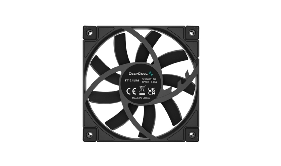 Cooler Fan para Gabinete 120mm Deepcool FT12 Slim, Pwm, Preto