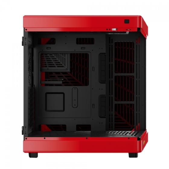 Gabinete Gamer ATX Gamdias Neso P1 Br, Full-Tower, Vidro Temperado, sem Fans - Preto/Vermelho