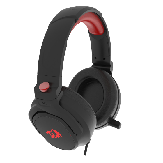 Headset Gamer Redragon Nireus, RGB, USB, 7.1 Surround, Drives 50mm, Preto