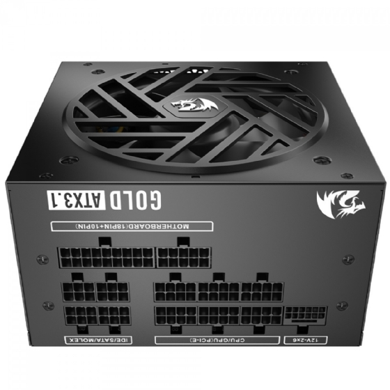 Fonte ATX 1200W 80 Plus Gold Redragon Master Rgms, PFC Ativo, Full Modular, PCI-e 5.1