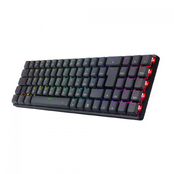 Teclado Gamer Mecânico Redragon Ashe, RGB, Switch, Blue, ABNT2, Black