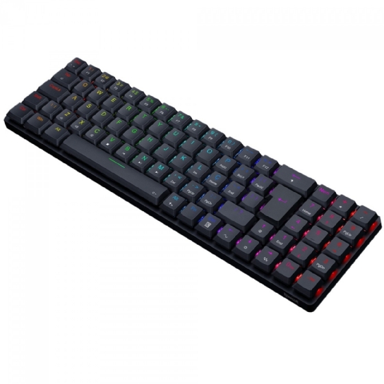 Teclado Gamer Mecânico Redragon Ashe, RGB, Switch, Blue, ABNT2, Black
