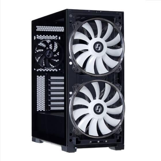 Gabinete Gamer ATX Lian Li Lancool 215x, Mid-Tower, Vidro Temperado, com 3 Fans sem Fonte - Preto