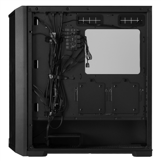 Gabinete Gamer ATX Lian Li Lancool 215x, Mid-Tower, Vidro Temperado, com 3 Fans sem Fonte - Preto