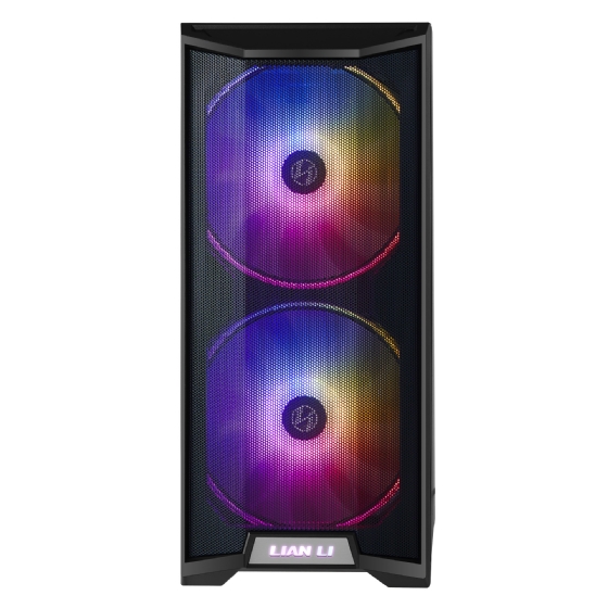 Gabinete Gamer ATX Lian Li Lancool 215x, Mid-Tower, Vidro Temperado, com 3 Fans sem Fonte - Preto