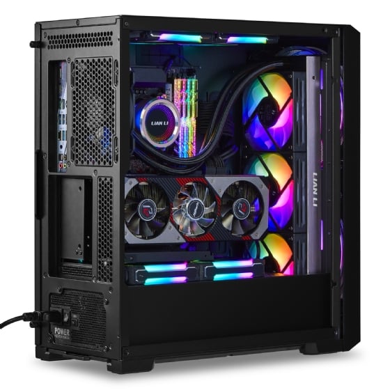 Gabinete Gamer ATX Lian Li Lancool 215x, Mid-Tower, Vidro Temperado, com 3 Fans sem Fonte - Preto
