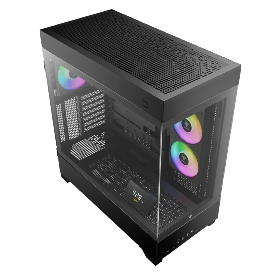 Gabinete Gamer ATX Gamdias Atlas P1, Mid-Tower, Vidro Temperado, com 4 Fans ARGB sem Fonte