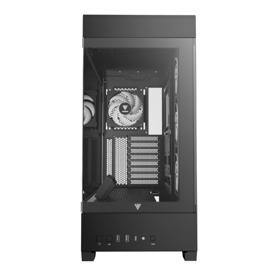 Gabinete Gamer ATX Gamdias Atlas P1, Mid-Tower, Vidro Temperado, com 4 Fans ARGB sem Fonte