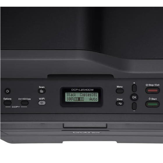 Impressora Duplex Brother sem Fio Laser Multif. Mono DCP-L2540DW