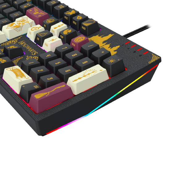 Teclado Mecânico Gamer Redragon Harry Potter Amsa Hogwart’s Special Edition RGB Switch Brown ABNT2