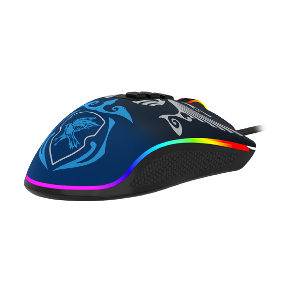 Mouse Gamer Redragon Harry Potter Cobra RGB Special Edition Ravenclaw 12400dpi Preto e Azul