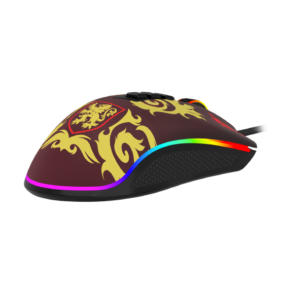 Mouse Gamer Redragon Harry Potter Cobra RGB Special Edition Gryffindor 12400dpi Preto e Vermelho