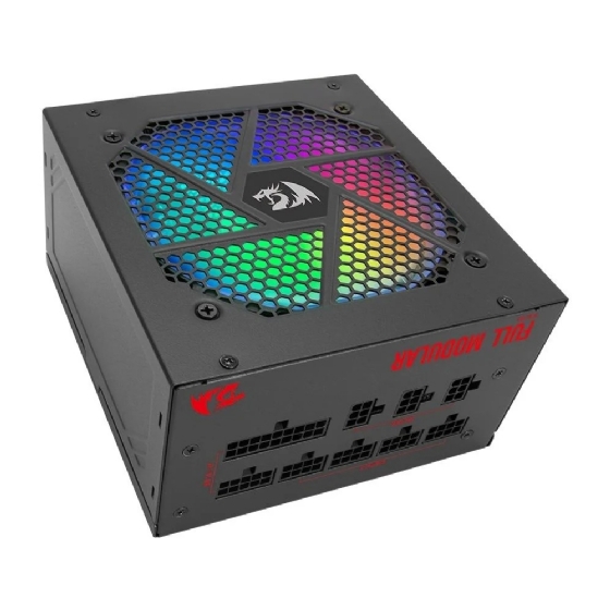 Fonte ATX 750W 80 Plus Gold Full Modular RGB Redragon