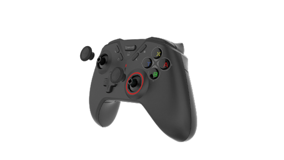 Controle Gamer Bluetooth Redragon Forge para PC, Android, iOS, Switch, PS3, PS4 - Preto