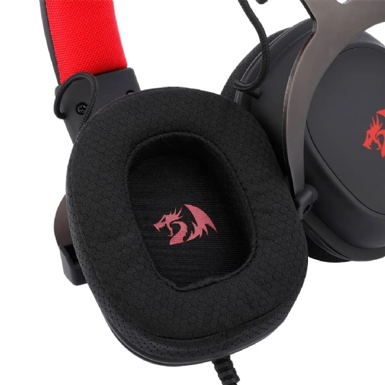 Headset Gamer Redragon Zeus Lite P3, Drives 53mm, Microfone Destacavel, Preto