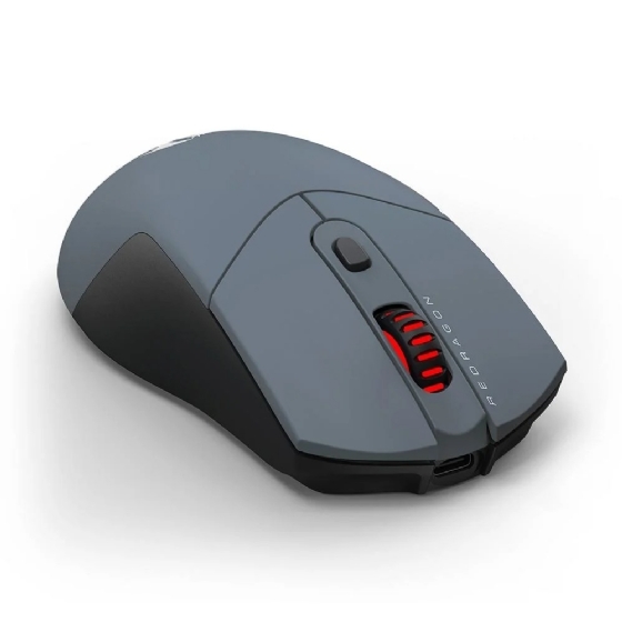 Mouse Gamer sem Fio Redragon ST4R Pro, Wireless/Bluetooth, 26000dpi, 6 Botoes Programaveis, Preto