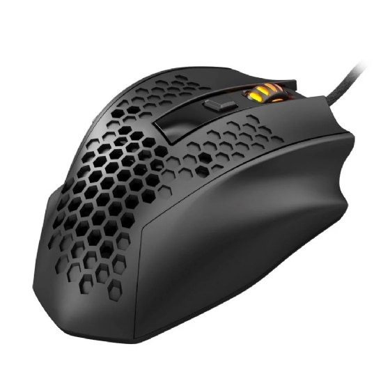 Mouse Gamer Redragon Bomber, 12400 DPI, 6 Botoes, RGB, Preto