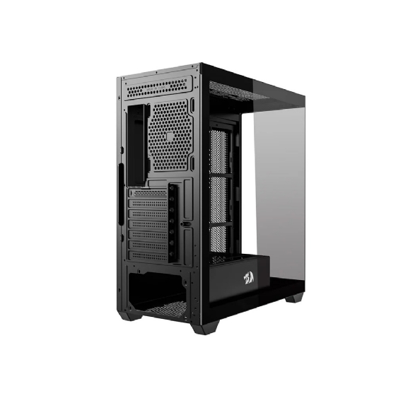 Gabinete Gamer Redragon Deflect, Mid-Tower, Vidro Temperado, sem Fans sem Fonte - Preto