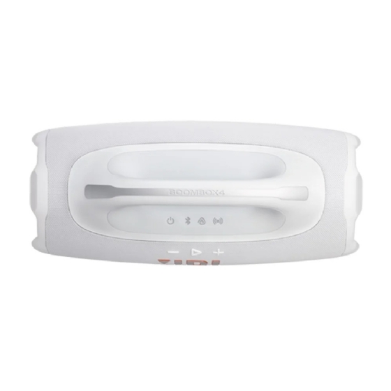 Caixa de Som JBL Boombox 4 Portátil Bluetooth, AI Sound Boost, até 34H, Branca - JBLBOOMBOX4WHTBR