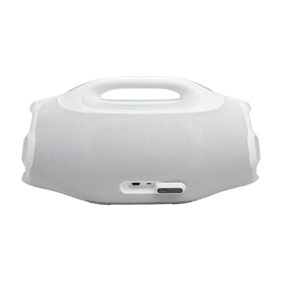 Caixa de Som JBL Boombox 4 Portátil Bluetooth, AI Sound Boost, até 34H, Branca - JBLBOOMBOX4WHTBR