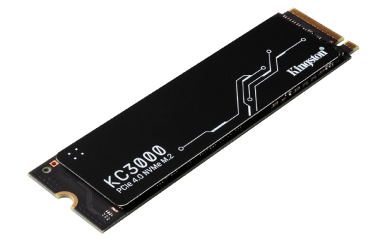 SSD M.2 NVMe 1TB KC3000 PCI-e 4.0 X4, Leitura 7000MB/s, Gravação 6000MB/s, Kingston - Preto