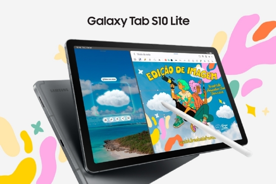 Tablet Samsung Galaxy Tab S10 Lite Wi-Fi 6, 128GB, 6GB RAM, Tela Imersiva de 10,9" 90Hz, Cinza