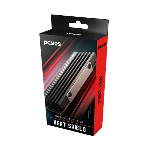 Dissipador de Calor Heatsink para SSD M.2 NVMe 2280 PCYes Heat Shield