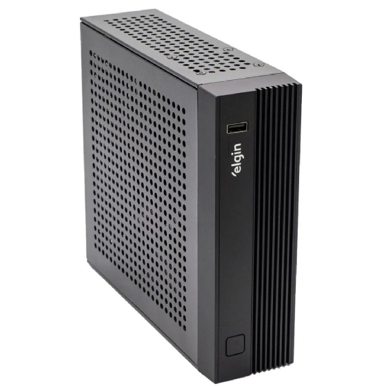 Desktop Elgin Nano 4 J4025 4GB 128GB 2 Seriais 9 USB 1 HDMI 1VGA 1RJ45