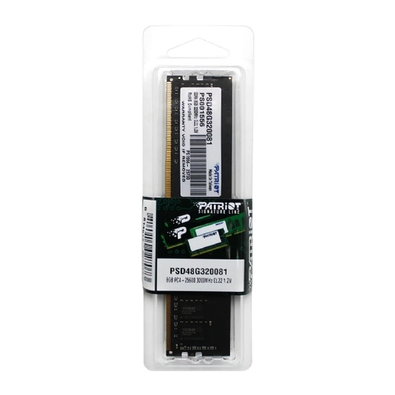 Memória 8GB DDR4 3200MHz CL22 1.2V Patriot Signature para Notebook