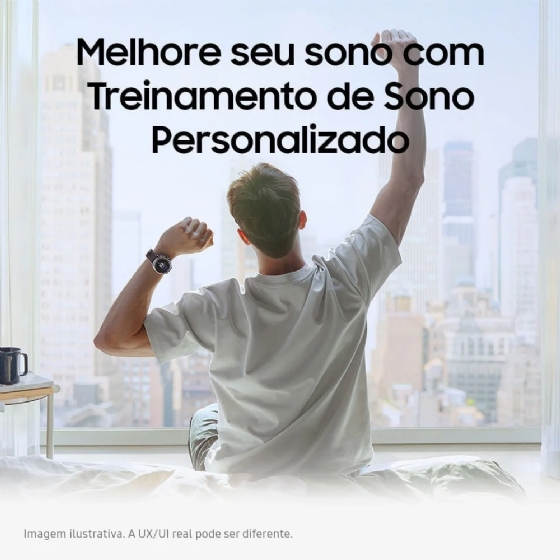 Relógio de Pulso Samsung Galaxy WATCH8 Classic, 46mm, LTE, BT, Display de 1.34", Galaxy IA, Branco