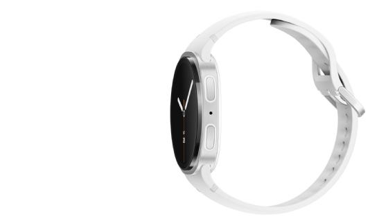 Relógio de Pulso Samsung Galaxy WATCH8, 44mm, LTE, Bluetooth, Display de 1.47", Galaxy IA, Prata