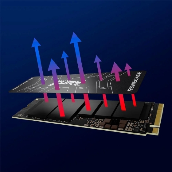 SSD M.2 NVMe 1TB Fury Renegade PCIe 4.0 Leitura 7300MB/s Gravação 6000MB/s - Kingston