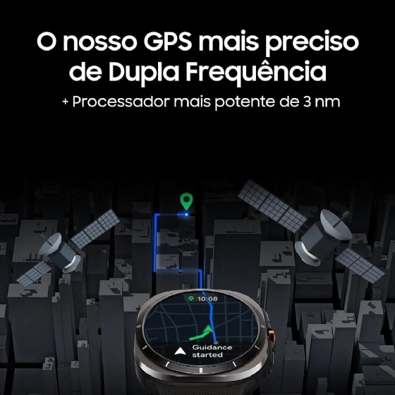 Relógio de Pulso Samsung Galaxy Watch Ultra 47mm LTE Titânio Prata