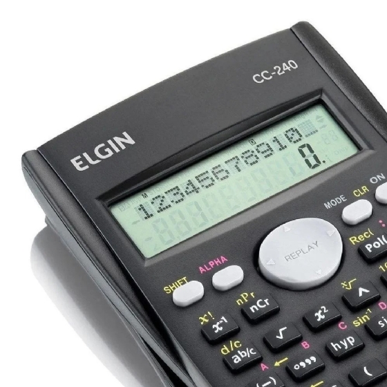 Calculadora Cientifica 240 Funções CC240 Preto - Elgin