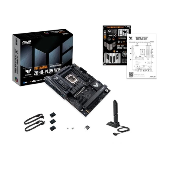 PLACA MÃE LGA1851 (CORE ULTRA) ASUS TUF GAMING Z890-PLUS, ATX, DDR5, WI-FI 7, DP/HDMI, LAN 2.5GBE