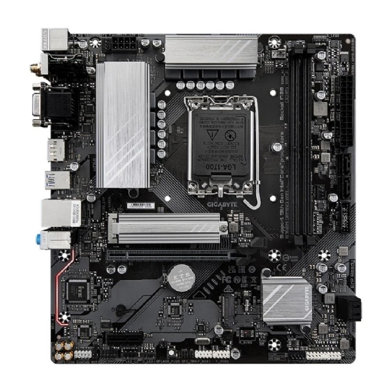 Placa Mãe Gigabyte LGA 1700 B760M Gaming DDR5, Wi-Fi, M-ATX, M.2, LAN 2.5GBE, USB 3.2 12/13/14G