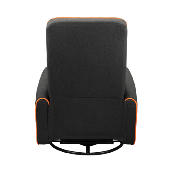 Poltrona Gamer Cougar Fidom, até 150kg, Preta e Laranja
