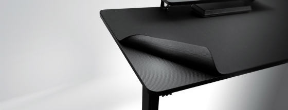 Mesa Gamer Elétrica Cougar e-Star 1,20m, Ajuste de Altura, Suporte para Headset - Preta