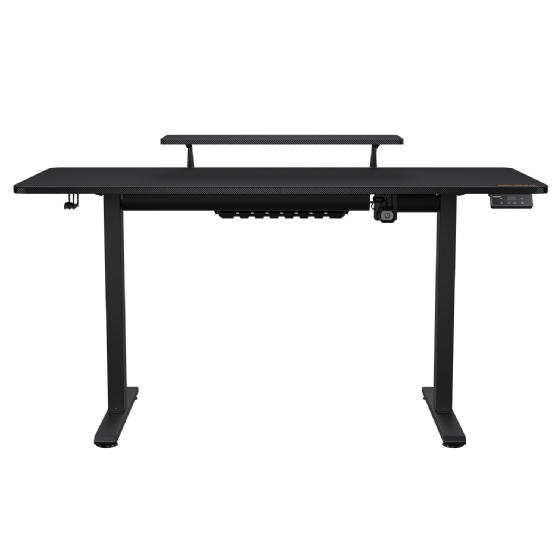 Mesa Gamer Elétrica Cougar e-Star 1,20m, Ajuste de Altura, Suporte para Headset - Preta